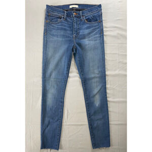 Madewell Roadtripper High Rise Raw Cuff Skinny Roller Jeans. Women's 27, GUC!!